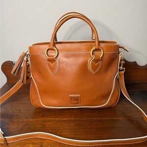 Dooney & Bourke Brown Leather Satchel
